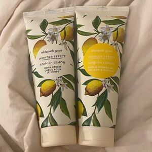 Elizabeth Grant Wonder Effect Spanish Lemon Body Cream and Shower Gel Set